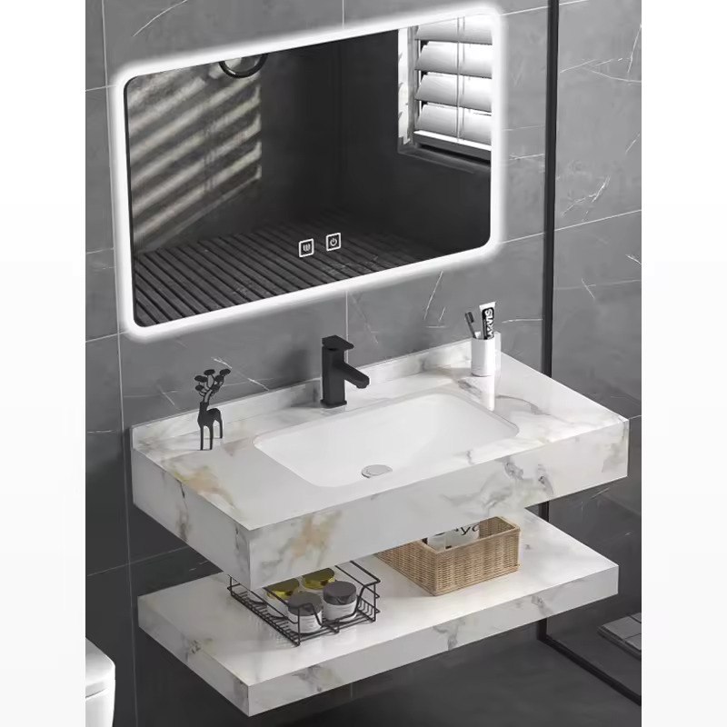 Waterdichte wandmontage badkamer ijdelheid kast
