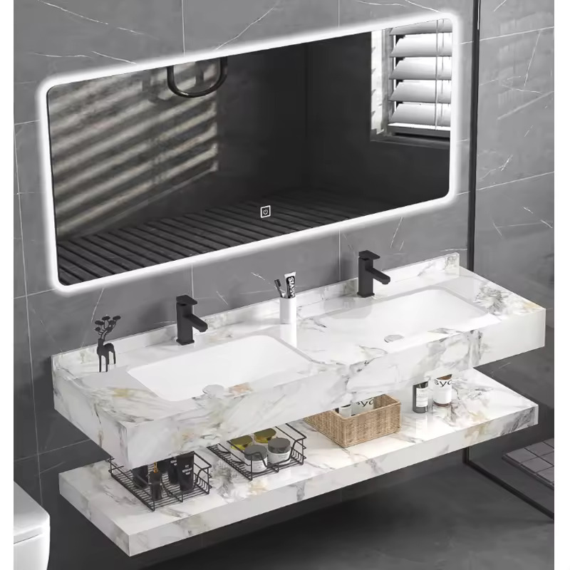 Euro -stijl badkamer zwevende ijdelheden